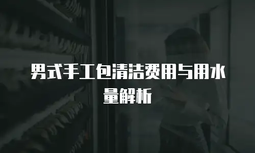 男式手工包清洁费用与用水量解析