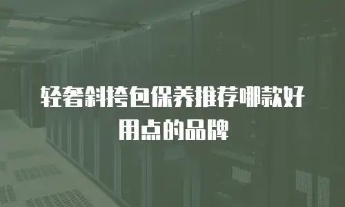 轻奢斜挎包保养推荐哪款好用点的品牌