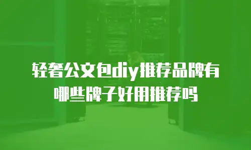 轻奢公文包diy推荐品牌有哪些牌子好用推荐吗