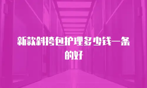 新款斜挎包护理多少钱一条的好