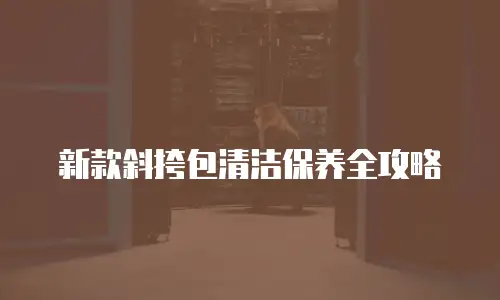 新款斜挎包清洁保养全攻略