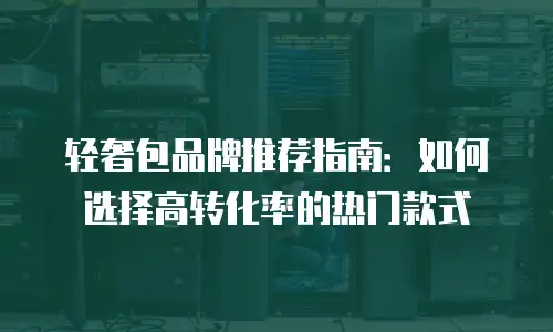 轻奢包品牌推荐指南：如何选择高转化率的热门款式