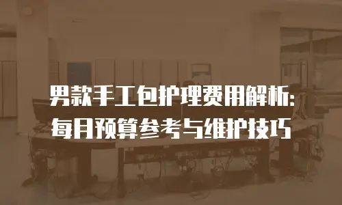 男款手工包护理费用解析：每月预算参考与维护技巧