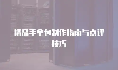精品手拿包制作指南与点评技巧