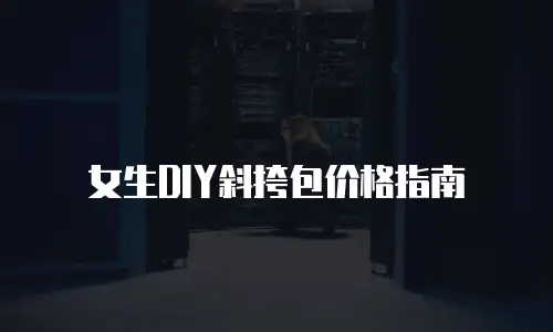 女生DIY斜挎包价格指南