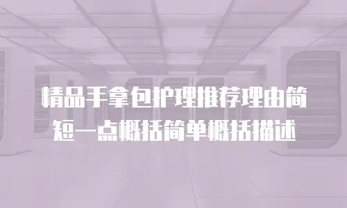 精品手拿包护理推荐理由简短一点概括简单概括描述