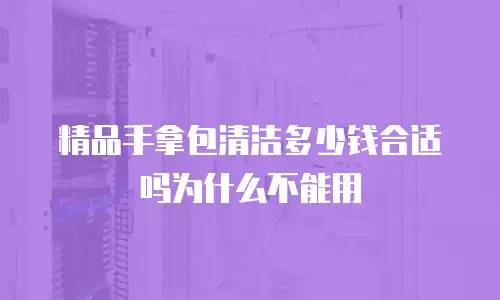 精品手拿包清洁多少钱合适吗为什么不能用
