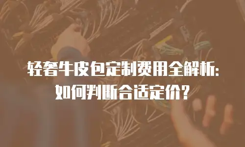 轻奢牛皮包定制费用全解析：如何判断合适定价？