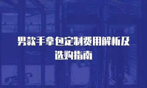 男款手拿包定制费用解析及选购指南