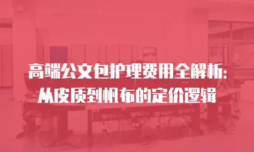 高端公文包护理费用全解析：从皮质到帆布的定价逻辑