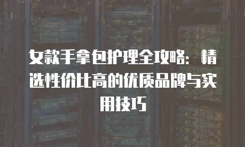 女款手拿包护理全攻略：精选性价比高的优质品牌与实用技巧