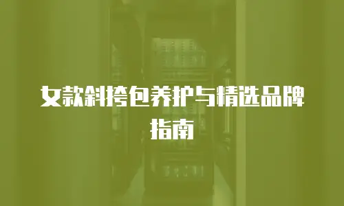 女款斜挎包养护与精选品牌指南