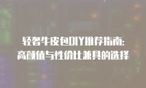 轻奢牛皮包DIY推荐指南：高颜值与性价比兼具的选择