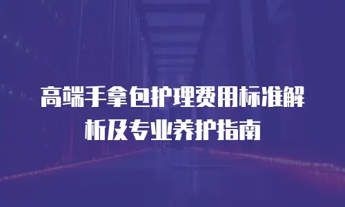 高端手拿包护理费用标准解析及专业养护指南