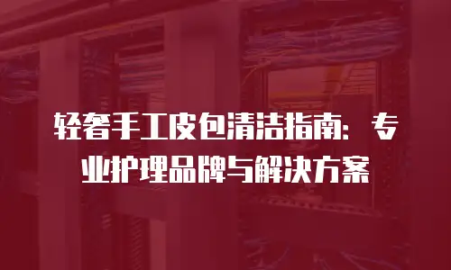 轻奢手工皮包清洁指南：专业护理品牌与解决方案