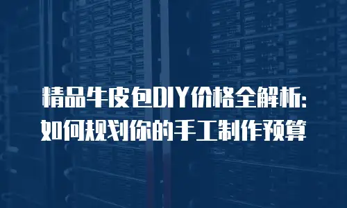 精品牛皮包DIY价格全解析：如何规划你的手工制作预算