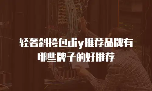 轻奢斜挎包diy推荐品牌有哪些牌子的好推荐