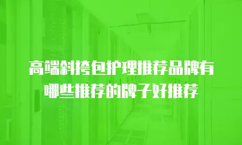 高端斜挎包护理推荐品牌有哪些推荐的牌子好推荐