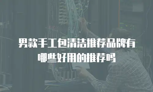 男款手工包清洁推荐品牌有哪些好用的推荐吗