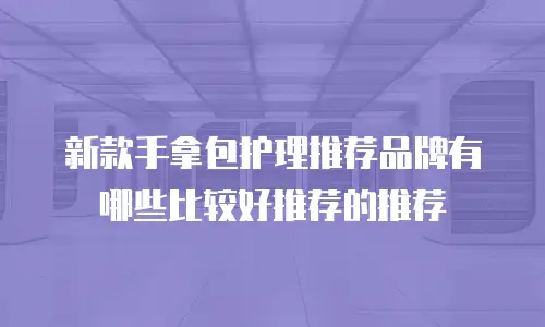 新款手拿包护理推荐品牌有哪些比较好推荐的推荐