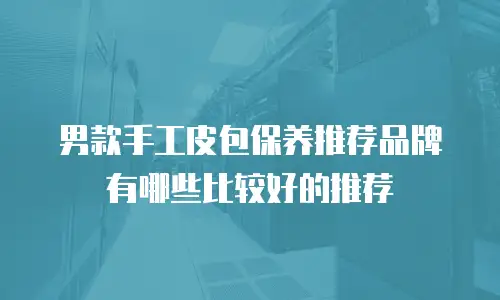 男款手工皮包保养推荐品牌有哪些比较好的推荐