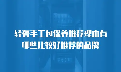 轻奢手工包保养推荐理由有哪些比较好推荐的品牌