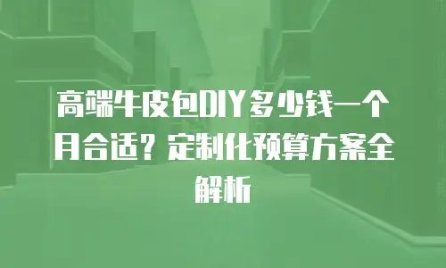 高端牛皮包DIY多少钱一个月合适？定制化预算方案全解析