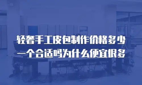 轻奢手工皮包制作价格多少一个合适吗为什么便宜很多