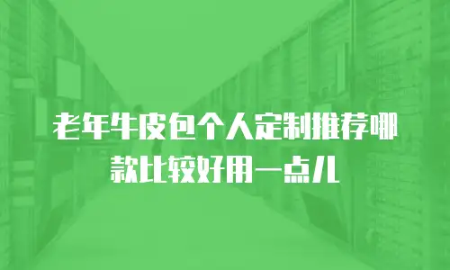 老年牛皮包个人定制推荐哪款比较好用一点儿