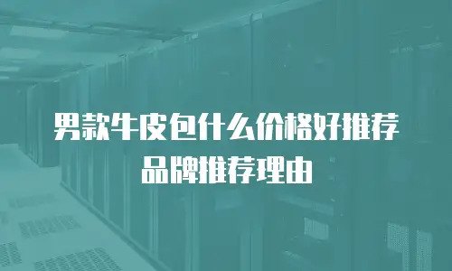 男款牛皮包什么价格好推荐品牌推荐理由