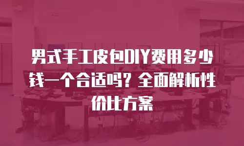 男式手工皮包DIY费用多少钱一个合适吗？全面解析性价比方案