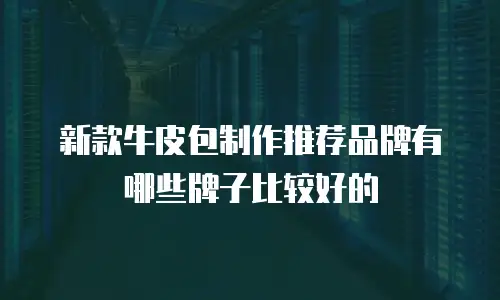 新款牛皮包制作推荐品牌有哪些牌子比较好的