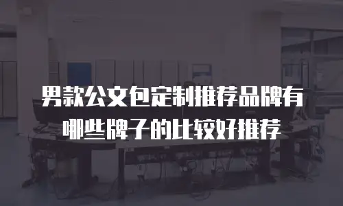 男款公文包定制推荐品牌有哪些牌子的比较好推荐