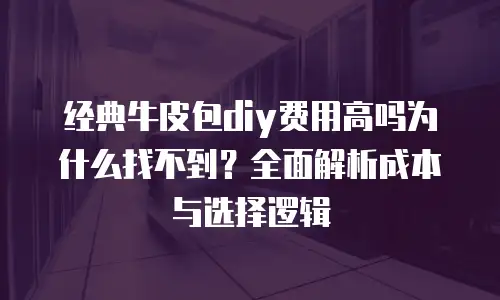 经典牛皮包diy费用高吗为什么找不到？全面解析成本与选择逻辑
