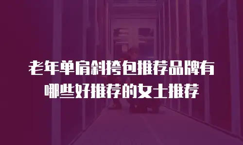 老年单肩斜挎包推荐品牌有哪些好推荐的女士推荐