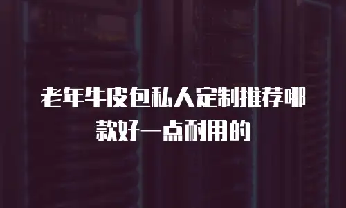 老年牛皮包私人定制推荐哪款好一点耐用的