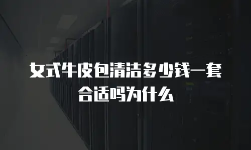 女式牛皮包清洁多少钱一套合适吗为什么