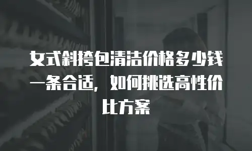 女式斜挎包清洁价格多少钱一条合适，如何挑选高性价比方案
