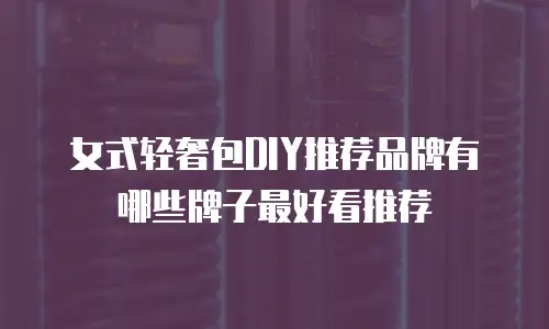 女式轻奢包DIY推荐品牌有哪些牌子最好看推荐