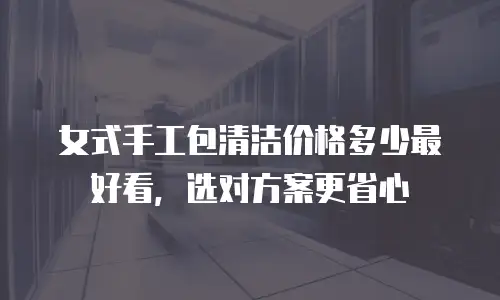 女式手工包清洁价格多少最好看，选对方案更省心