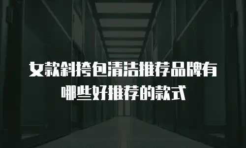 女款斜挎包清洁推荐品牌有哪些好推荐的款式