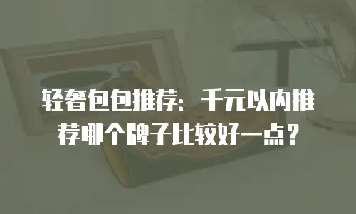轻奢包包推荐：千元以内推荐哪个牌子比较好一点？