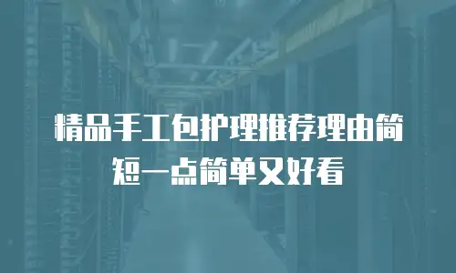 精品手工包护理推荐理由简短一点简单又好看