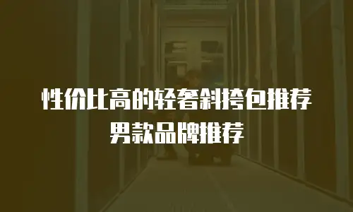 性价比高的轻奢斜挎包推荐男款品牌推荐