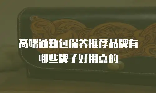 高端通勤包保养推荐品牌有哪些牌子好用点的