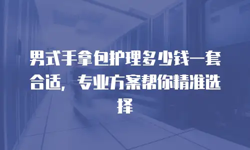 男式手拿包护理多少钱一套合适，专业方案帮你精准选择
