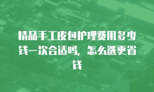 精品手工皮包护理费用多少钱一次合适吗，怎么选更省钱