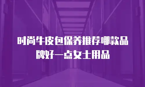 时尚牛皮包保养推荐哪款品牌好一点女士用品