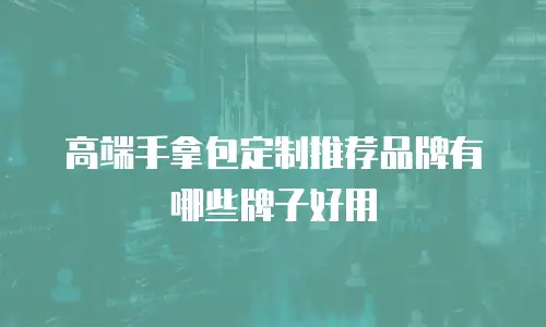 高端手拿包定制推荐品牌有哪些牌子好用