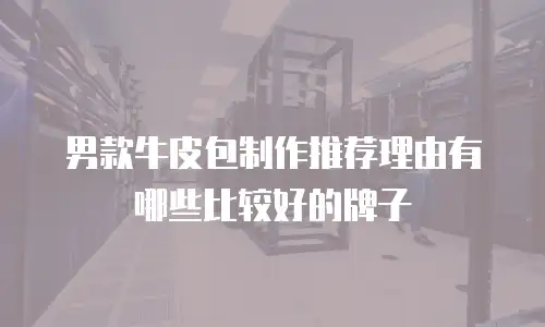 男款牛皮包制作推荐理由有哪些比较好的牌子